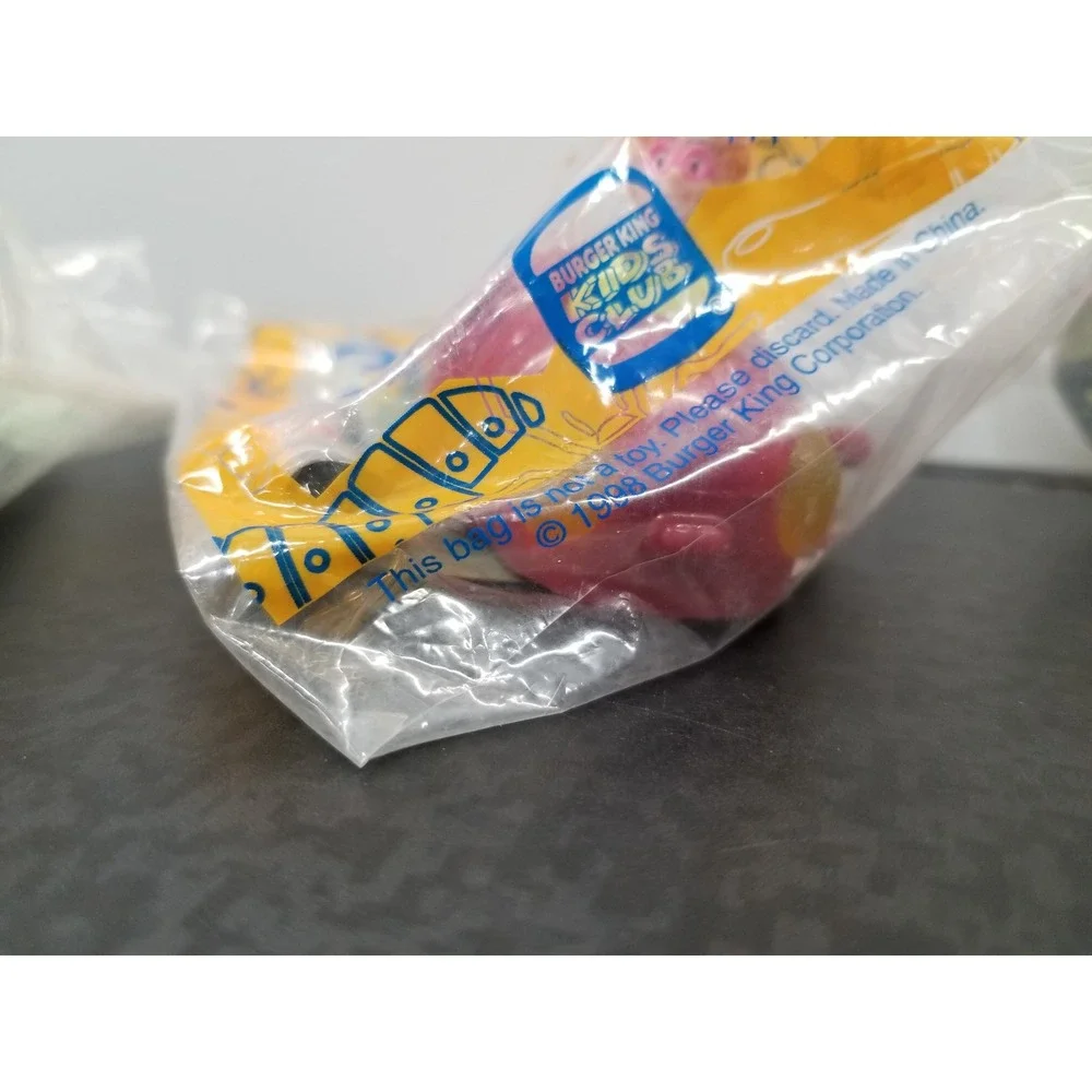 Vintage 1998 Burger King Kids Club Bug Riders Toy Lot Set of 3 Sealed New